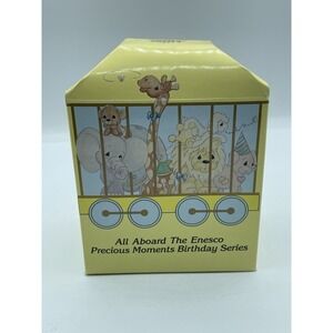 Precious Moments 1990 Enesco Birthday Train Series Whale 10 Years